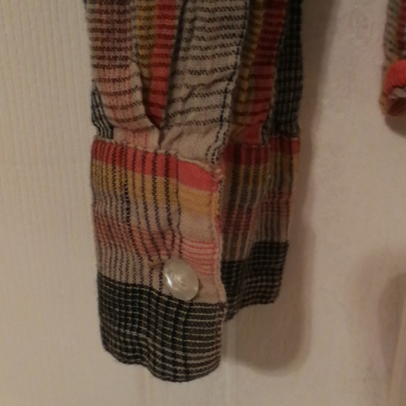 Billabong Plaid Long Sleeve Top - Picture 7 of 12